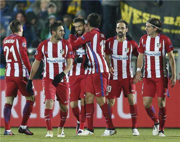 صورة أرشيفية لفريق أتلتيكو مدريد