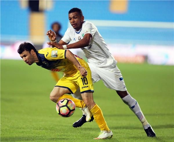 لقطة من المباراة