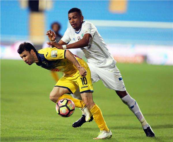 لقطة من المباراة