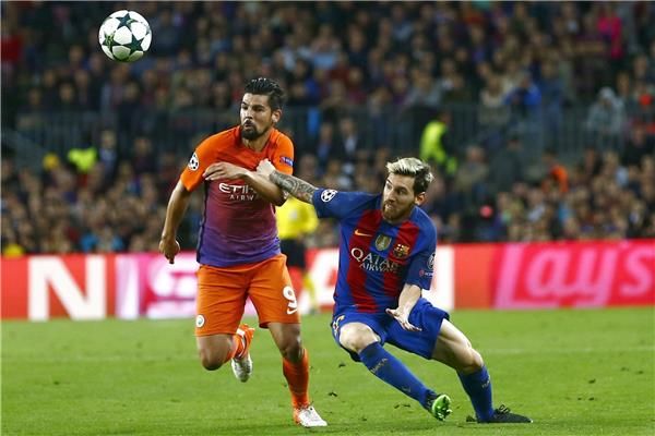 ميسي تألق أمام السيتي