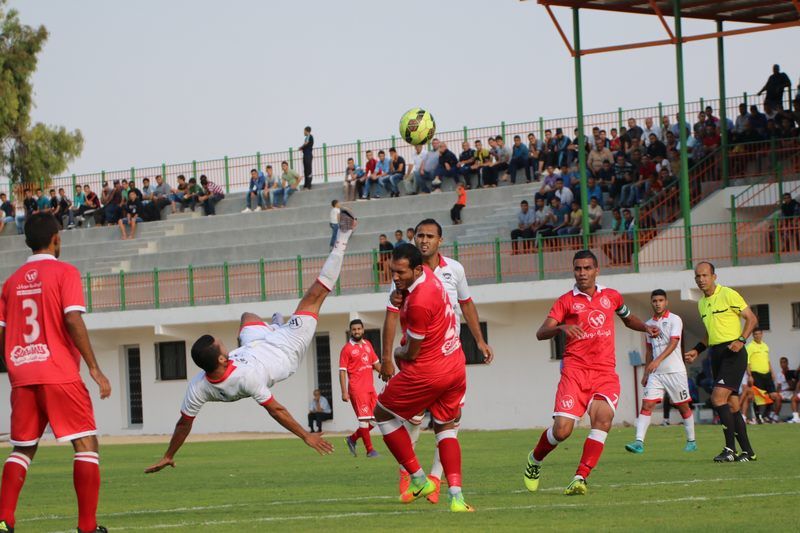 جانب من لقاء الصداقة وشباب خان يونس