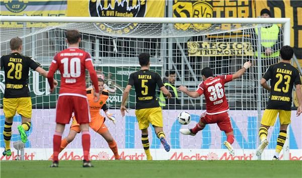 جانب من المباراة