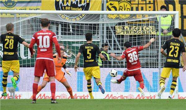 جانب من المباراة