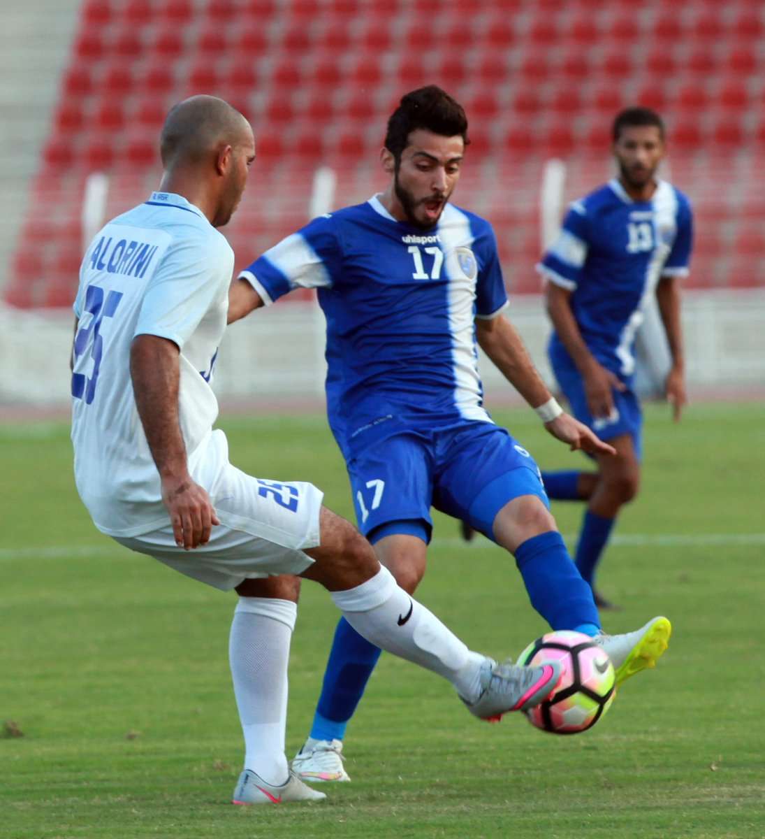 من مباراة صحم والنصر