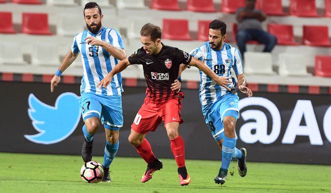 من مواجهة الأهلي ودبا الفجيرة