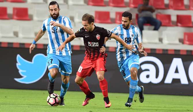 من مواجهة الأهلي ودبا الفجيرة