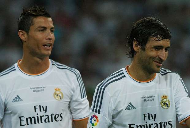 كريستيانو رونالدو وراؤول 