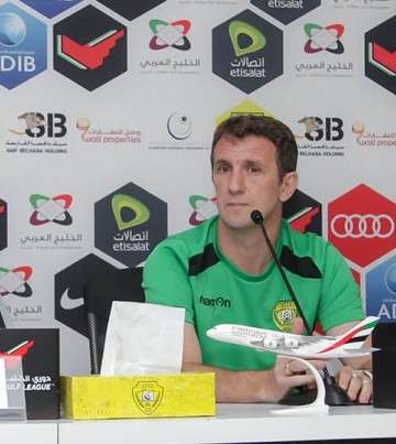 رودولفو أروابارينا في المؤتمر الصحفي