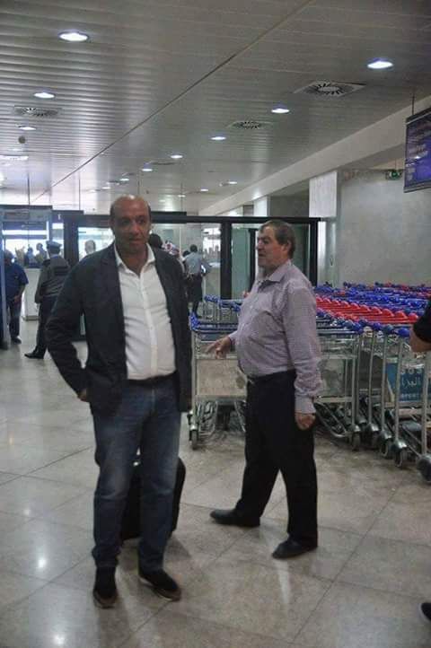  وصول سفيان الحيدوسي الى الجزائر 