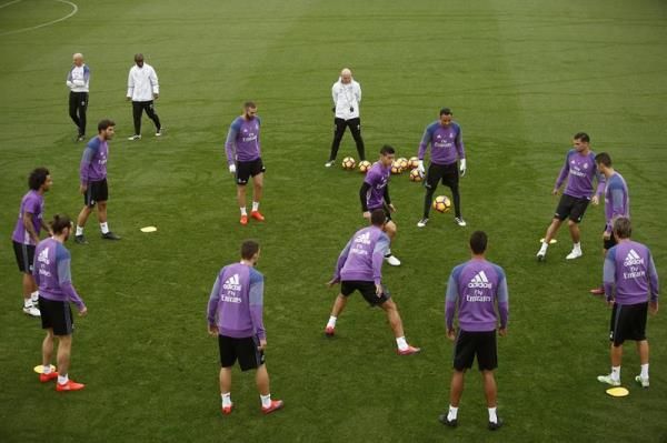 من تدريبات فريق ريال مدريد