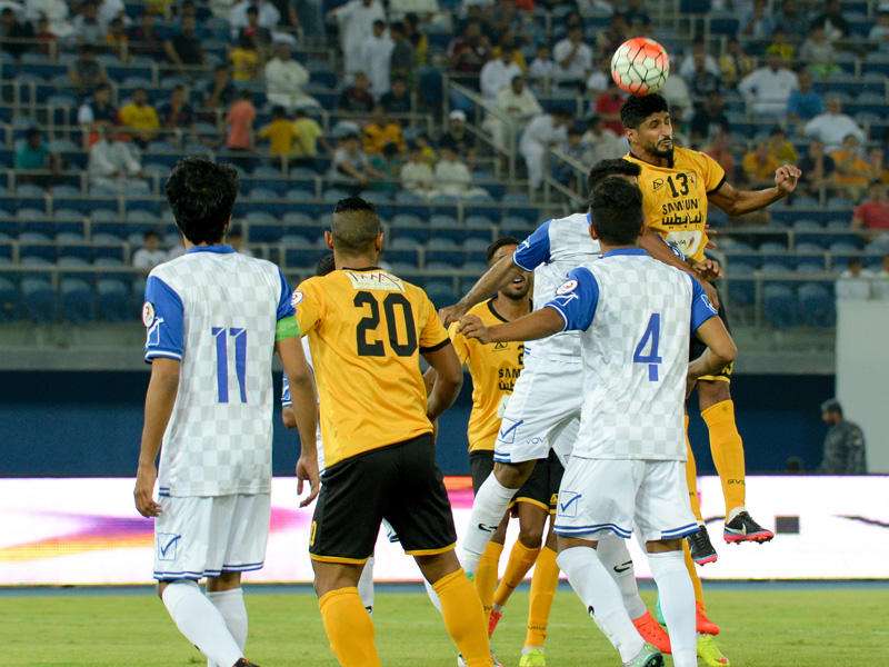 جانب من مباراة القادسية والجهراء