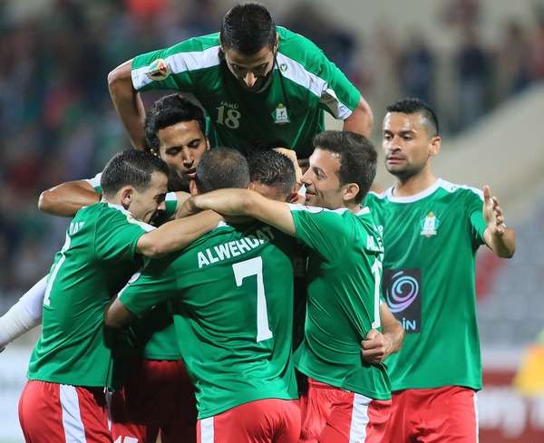 فرحة لاعبي الوحدات