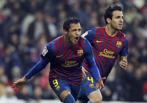 أليكسيس سانشيز بقميص برشلونة