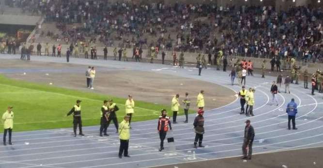 جانب من أحداث الشغب