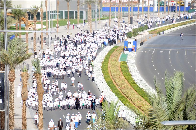  أحد الفعاليات المجتمعية التي نظمها المجلس وشهدت مشاركة كبيرة من كافة فئات المجتمع