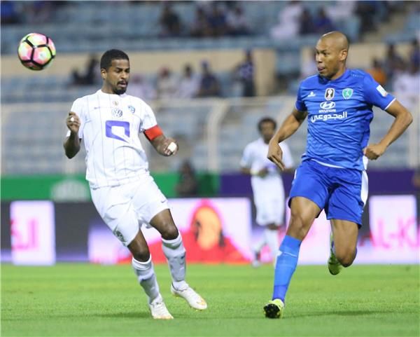  ناصر الشمراني بجانب غويليرمي