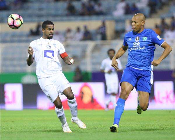  ناصر الشمراني بجانب غويليرمي