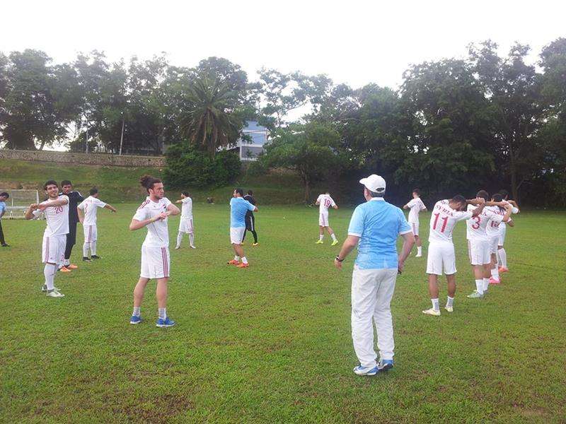 جانب من تدريبات منتخب سوريا