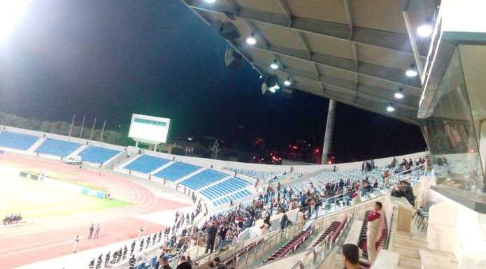 جانب من الحضور الجماهيري القليل