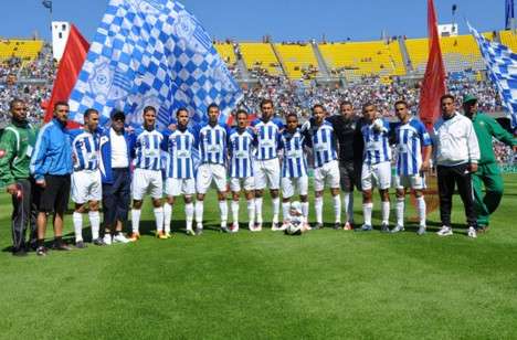صورة أرشيفية للاعبي اتحاد طنجة