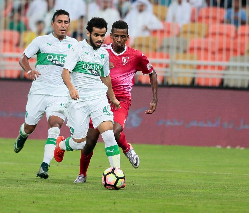 جانب من مباراة الأهلي والوحدة