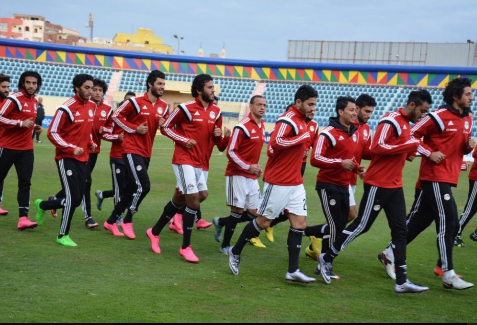 صورة أرشيفية من تدريبات منتخب مصر