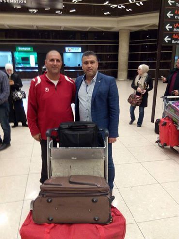 وصول الاأبرش لمطار عمان