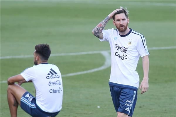 صورة أرشيفية من تدريبات منتخب الأرجنتين