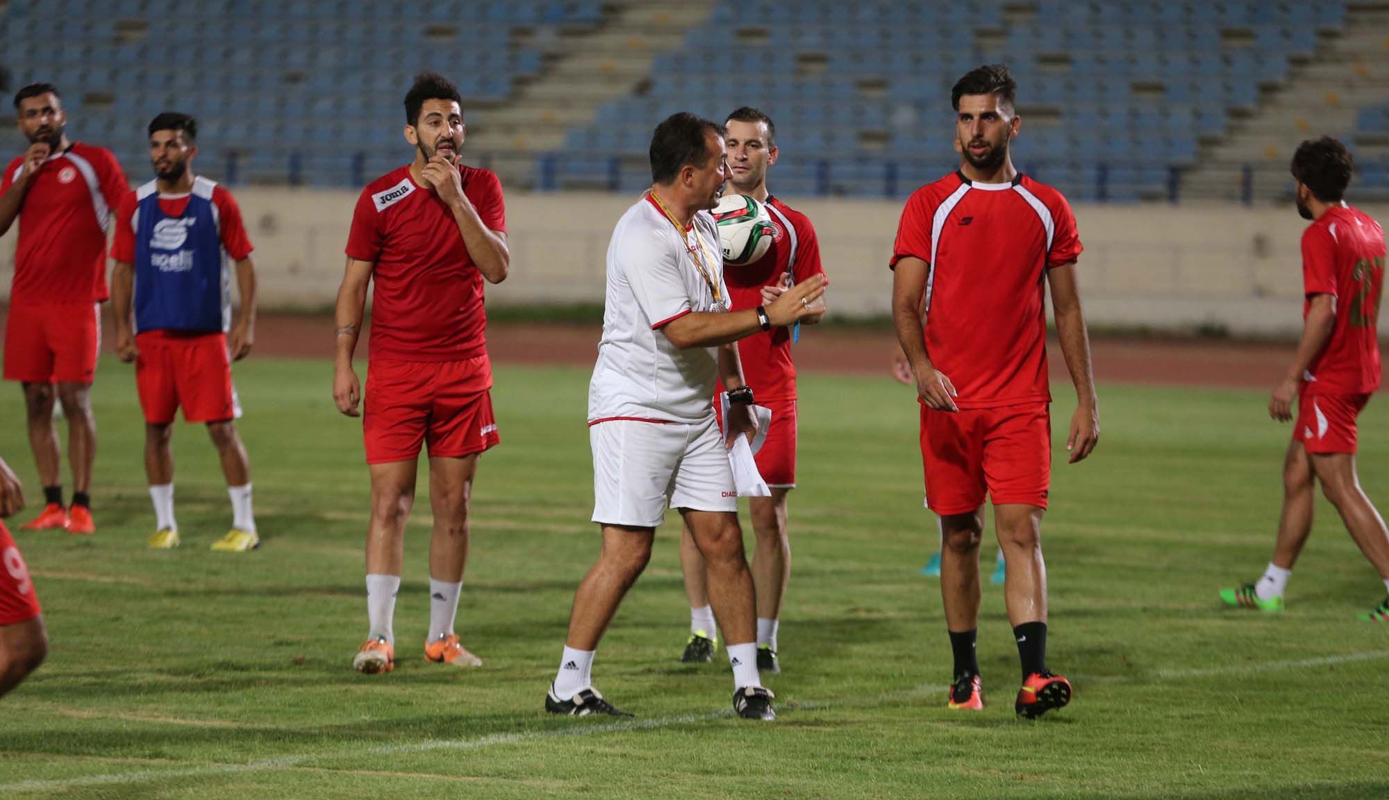 جانب من استعدادات منتخب لبنان للتصفيات الآسيوية