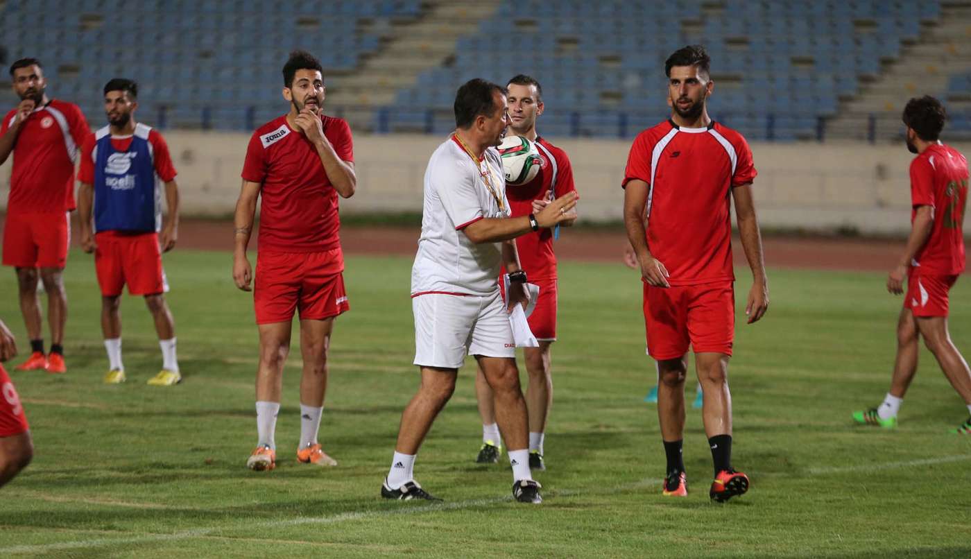 جانب من استعدادات منتخب لبنان للتصفيات الآسيوية