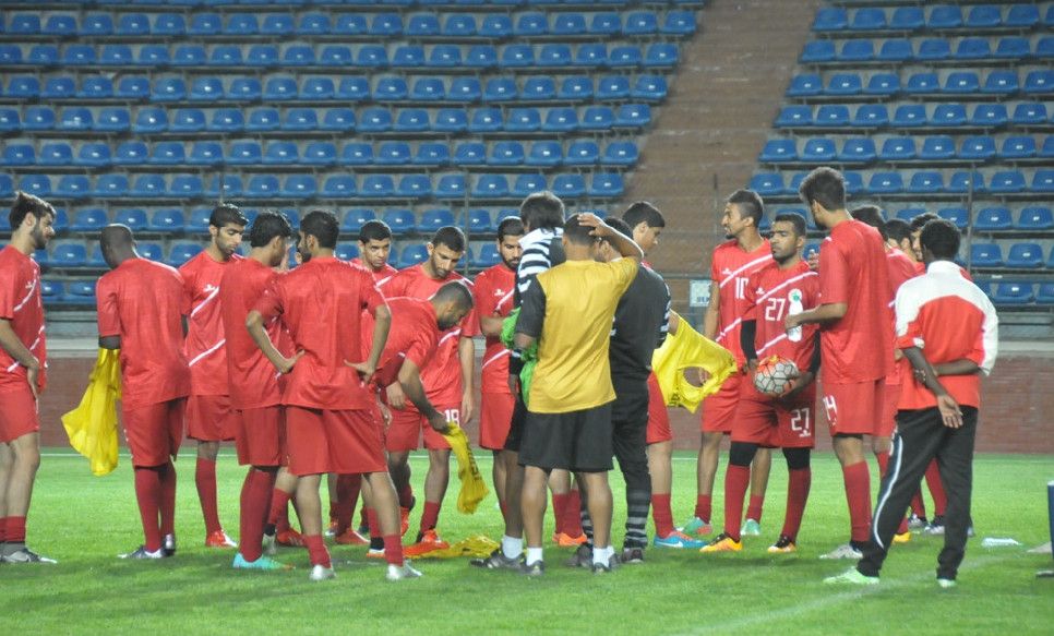 جانب من استعدادات منتخب البحرين