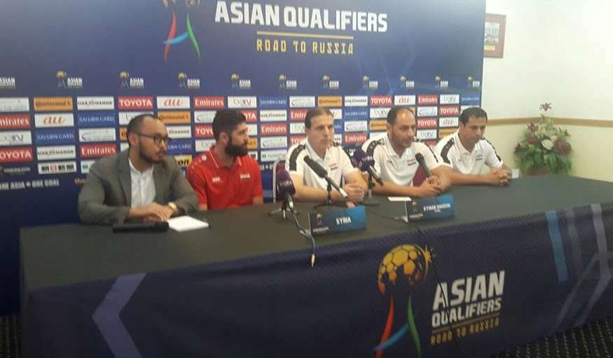 أيمن الحكيم في المؤتمر الصحفي