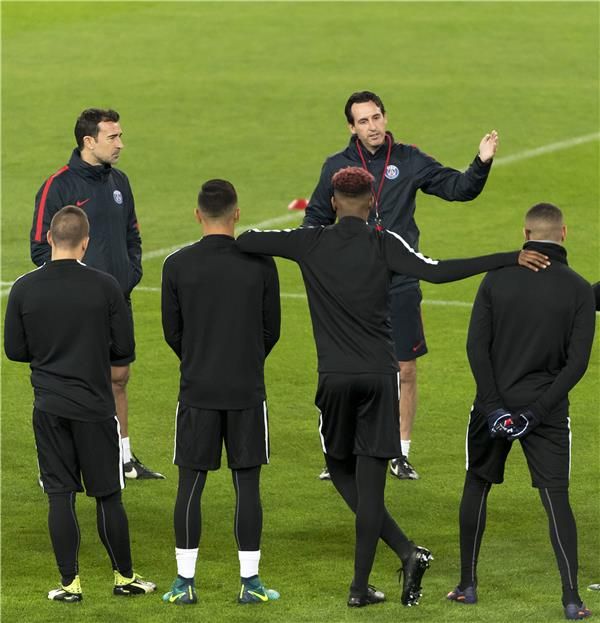 من تدريبات نادي باريس سان جيرمان