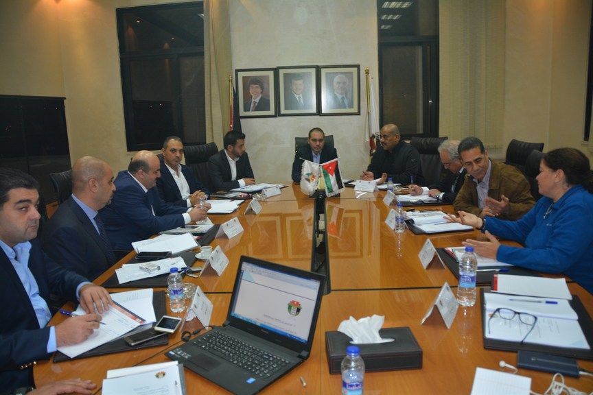 من اجتماع الإتحاد الأردني برئاسة الأمير علي