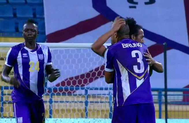 فرحة لاعبي فريق معيذر