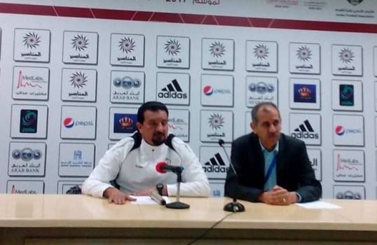 من المؤتمر الصحفي لمدرب الوحدات