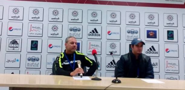 من المؤتمر الصحفي لمدرب الجزيرة