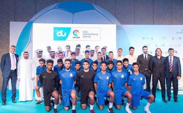dufc season 2 group photo with du laliga hpc athletes (copy)