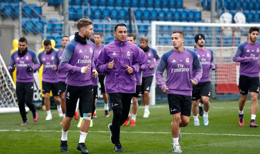 جانب من تدريبات ريال مدريد