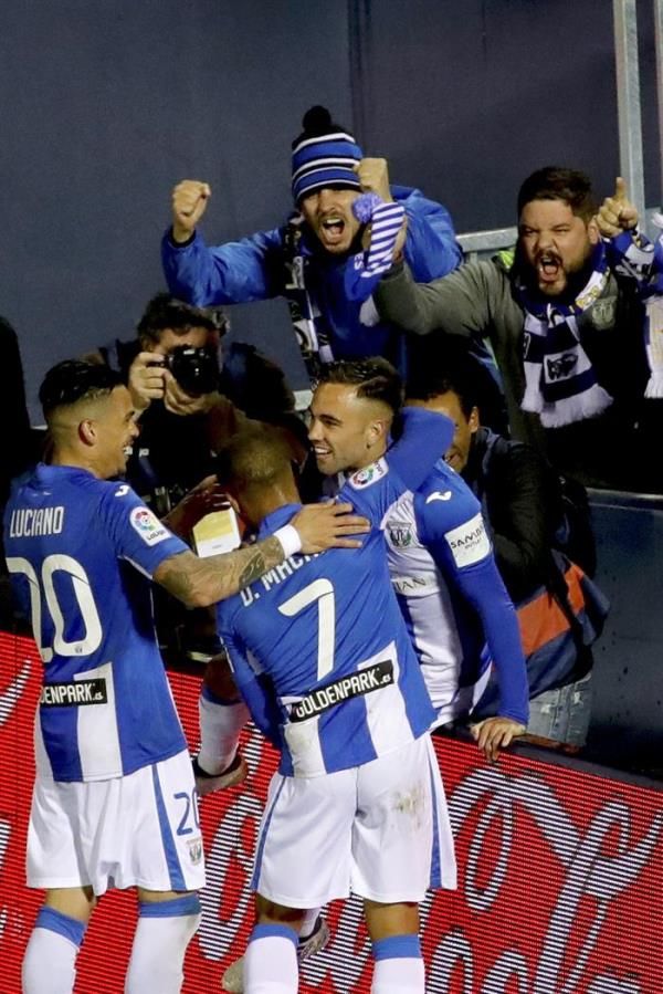 فرحة لاعبي ليجانيس