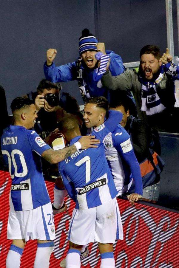 فرحة لاعبي ليجانيس