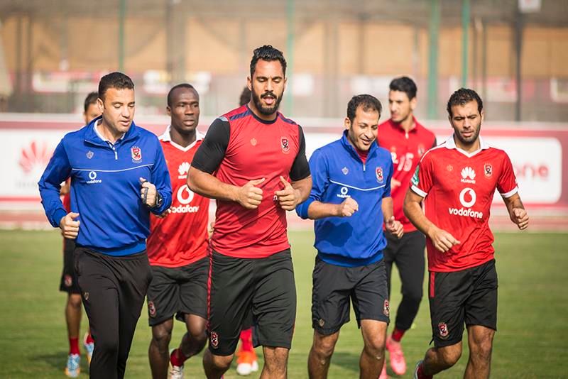 صورة أرشيفية من تدريبات الأهلي