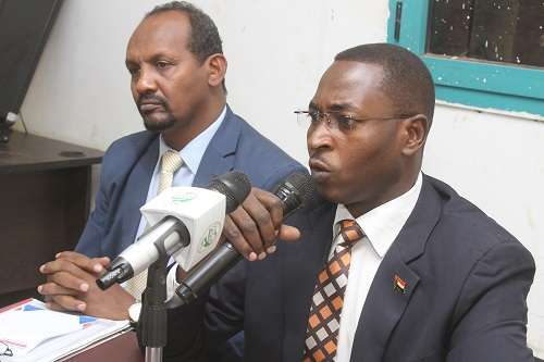 وزير الرياضة السوداني يتحدث لوسائل الإعلام