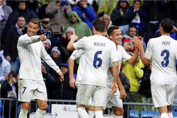 من مباراة ريال مدريد وخيخون