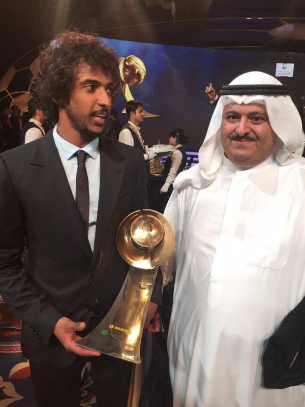 الشهراني مع مدير موقع كووورة