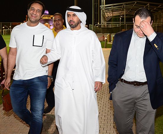 وفد الزمالك فى الامارات