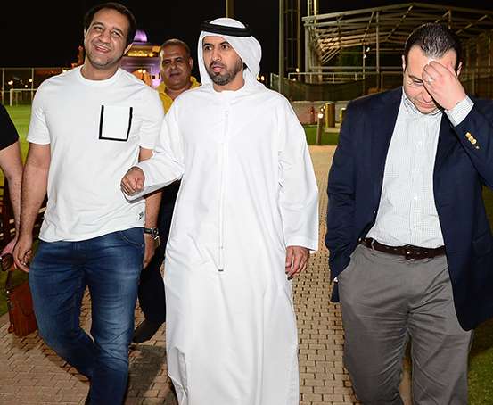 وفد الزمالك فى الامارات