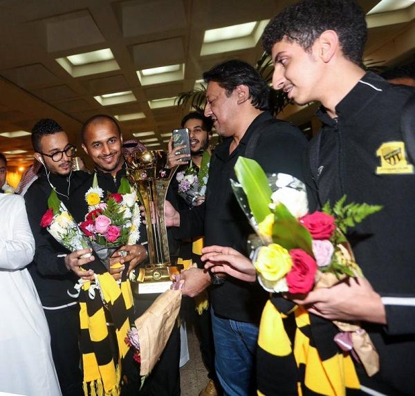 وصول فريق الاتحاد لكرة الطاولة إلى جدة