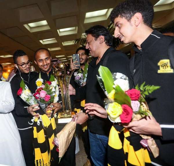 وصول فريق الاتحاد لكرة الطاولة إلى جدة