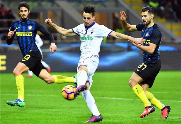 من مباراة إنتر وفيورنتينا